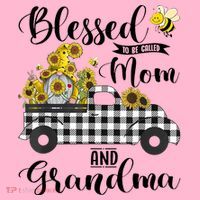 Blessed To Be Called Mom And Grandma Sunflower Gnome T-Shirt thumb 7