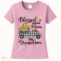 Blessed To Be Called Mom And Grandma Sunflower Gnome Women's T-Shirt thumb 0