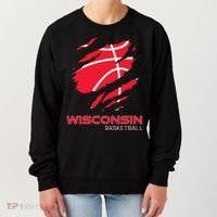 Basketball The Badger State Home Wisconsin Hoops Women's Sweatshirt thumb 0