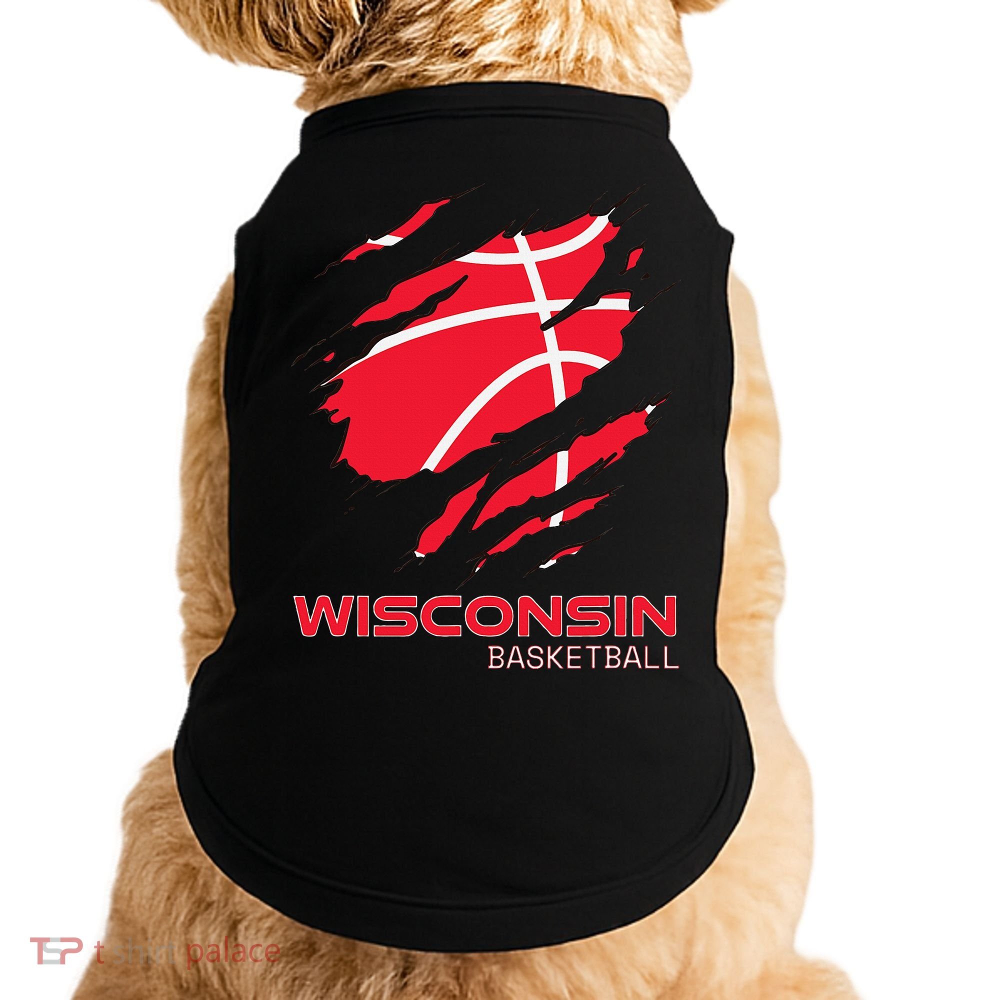 Basketball The Badger State Home Wisconsin Hoops Doggie Tank