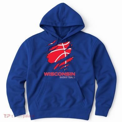 Basketball The Badger State Home Wisconsin Hoops Hoodie
