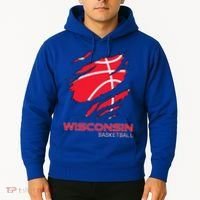 Basketball The Badger State Home Wisconsin Hoops Hoodie thumb 2
