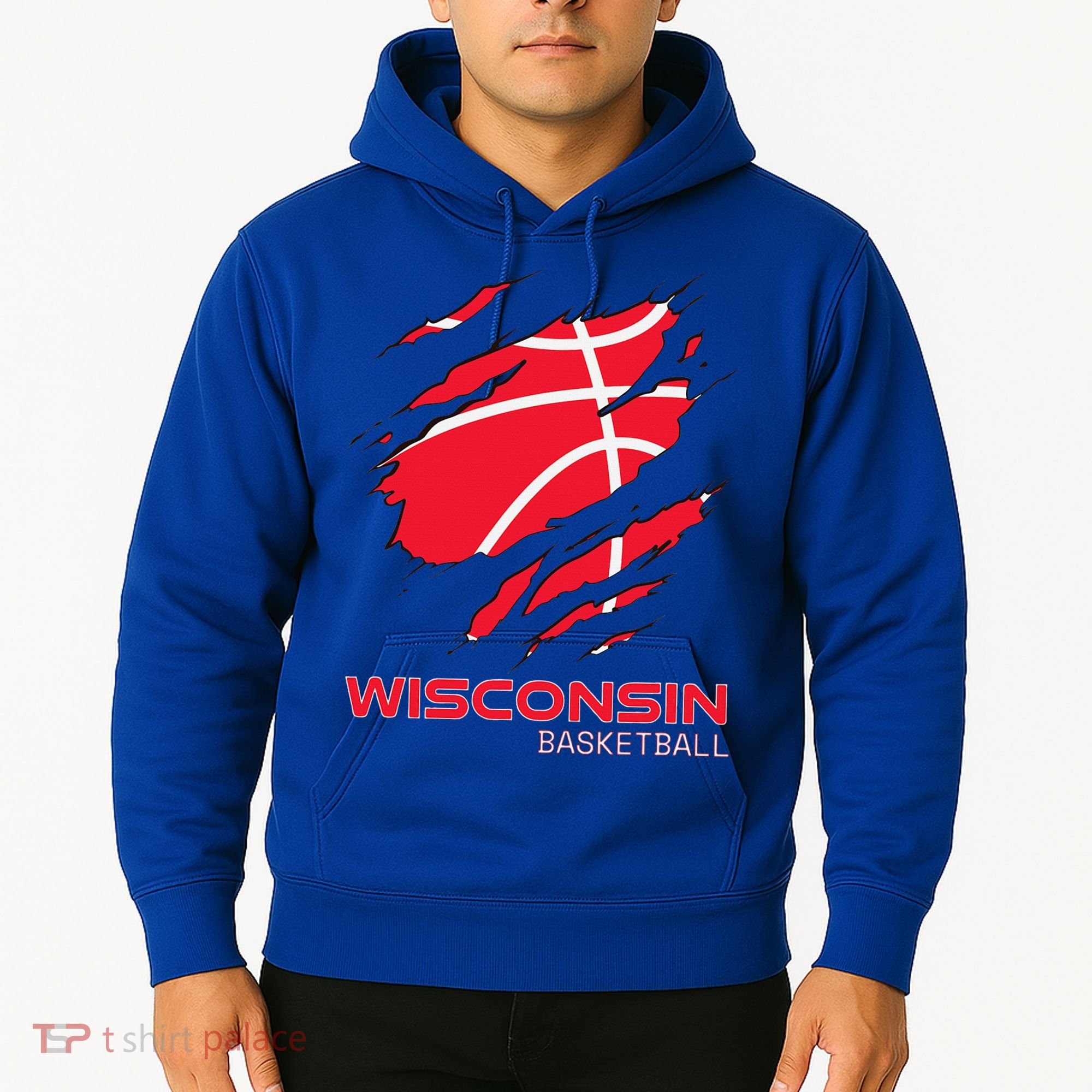 Basketball The Badger State Home Wisconsin Hoops Hoodie