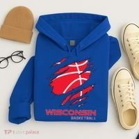 Basketball The Badger State Home Wisconsin Hoops Hoodie thumb 4