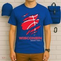 Basketball The Badger State Home Wisconsin Hoops T-Shirt thumb 6