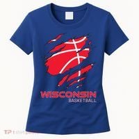 Basketball The Badger State Home Wisconsin Hoops Women's T-Shirt thumb 0