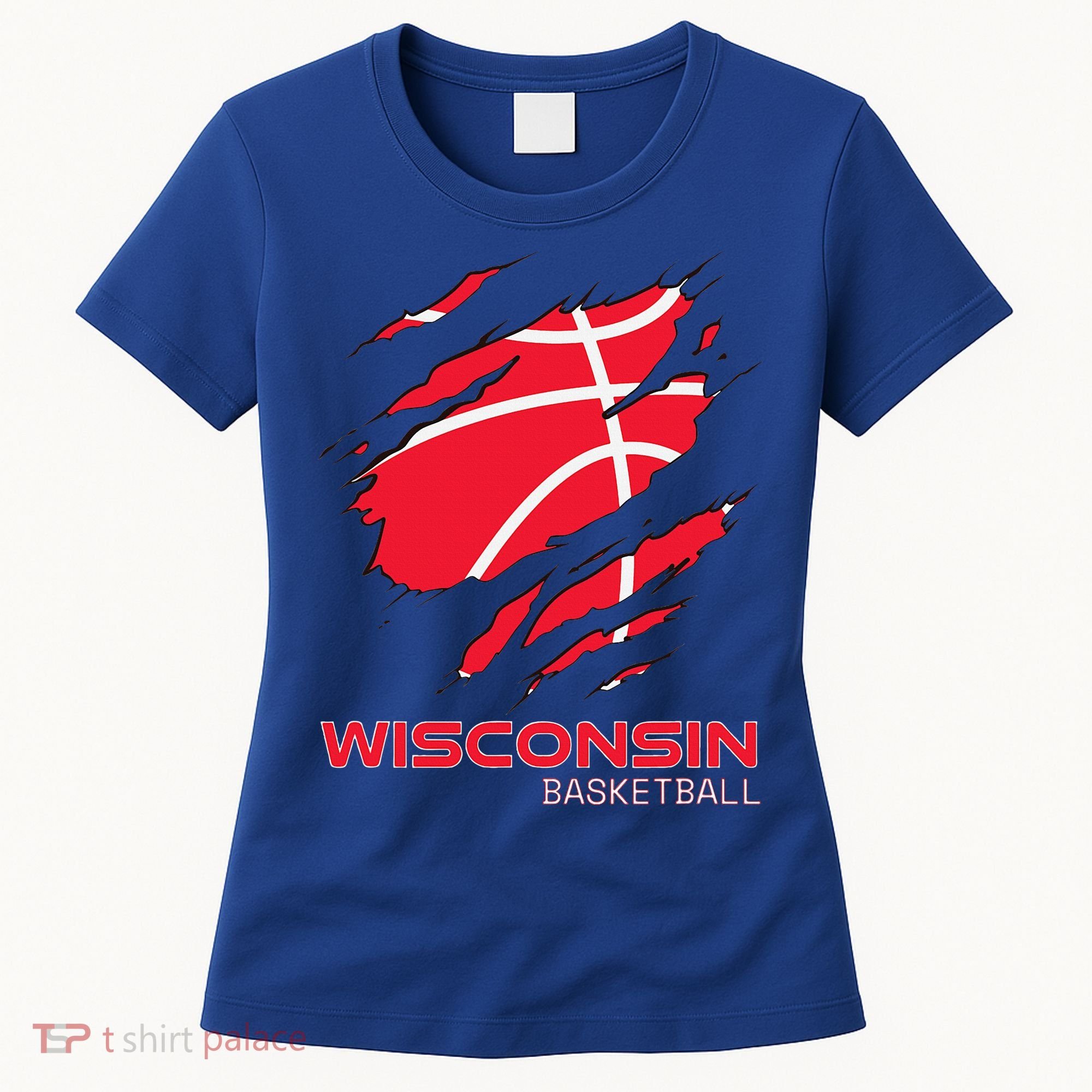 Basketball The Badger State Home Wisconsin Hoops Women's T-Shirt