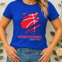 Basketball The Badger State Home Wisconsin Hoops Women's T-Shirt thumb 2
