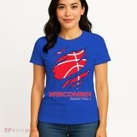 Basketball The Badger State Home Wisconsin Hoops Women's T-Shirt thumb 4