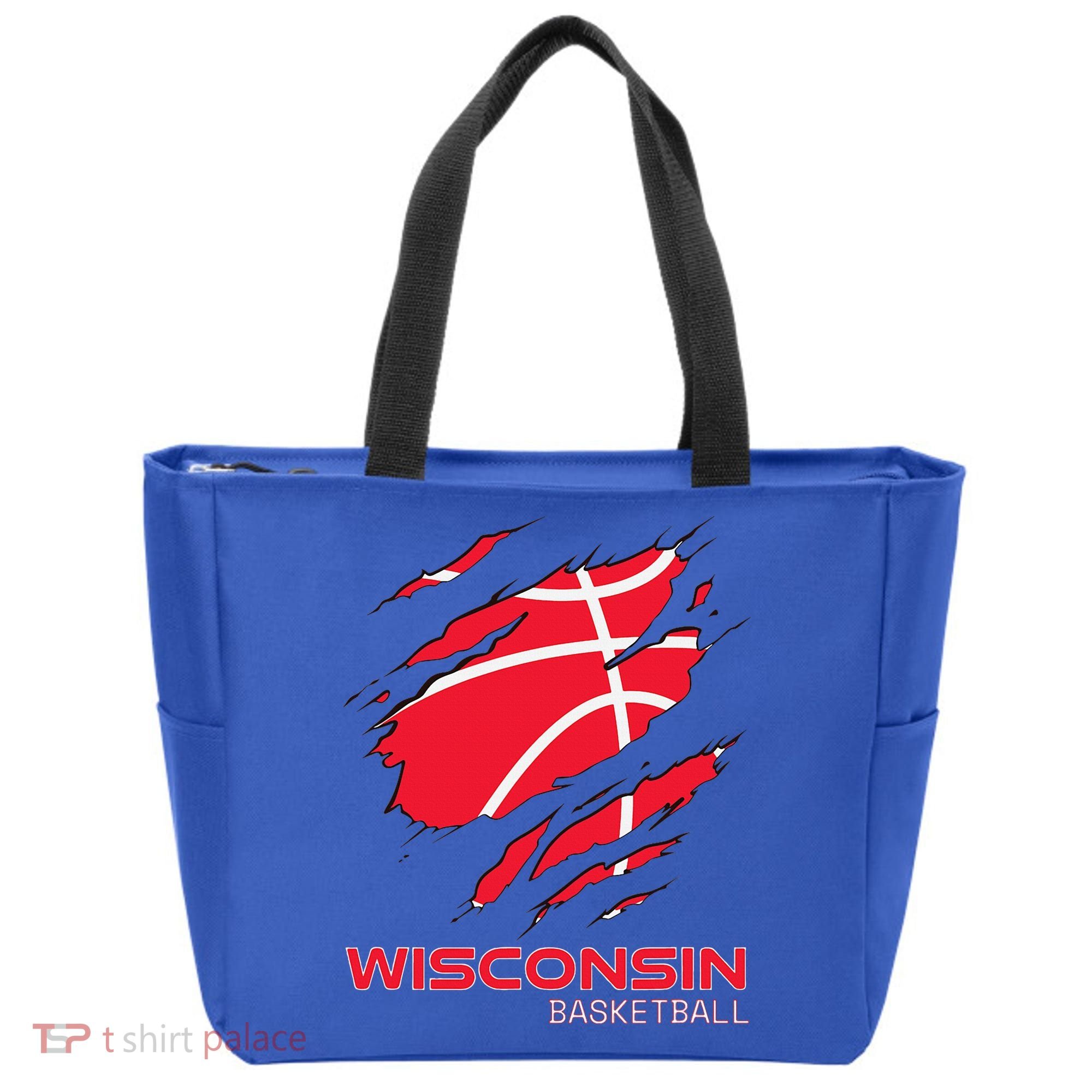 Basketball The Badger State Home Wisconsin Hoops Tote Bag