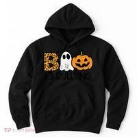 Boo To Bullying Ghost Pumpkin Orange Anti Bully Unity Day Hoodie thumb 0