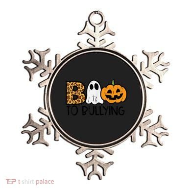 Boo To Bullying Ghost Pumpkin Orange Anti Bully Unity Day Ornament