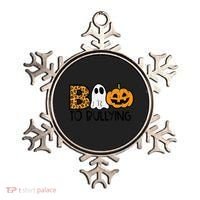 Boo To Bullying Ghost Pumpkin Orange Anti Bully Unity Day Ornament thumb 0