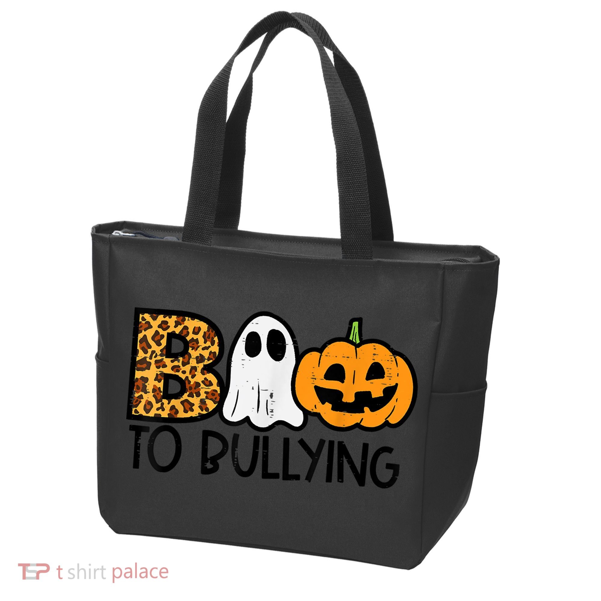 Boo To Bullying Ghost Pumpkin Orange Anti Bully Unity Day Tote Bag