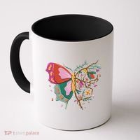 Butterfly Tree Branch Coffee Mug thumb 0
