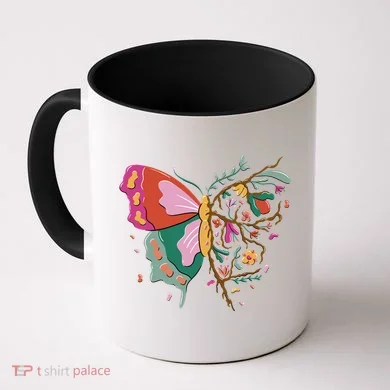 Butterfly Tree Branch Coffee Mug