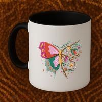 Butterfly Tree Branch Coffee Mug thumb 2