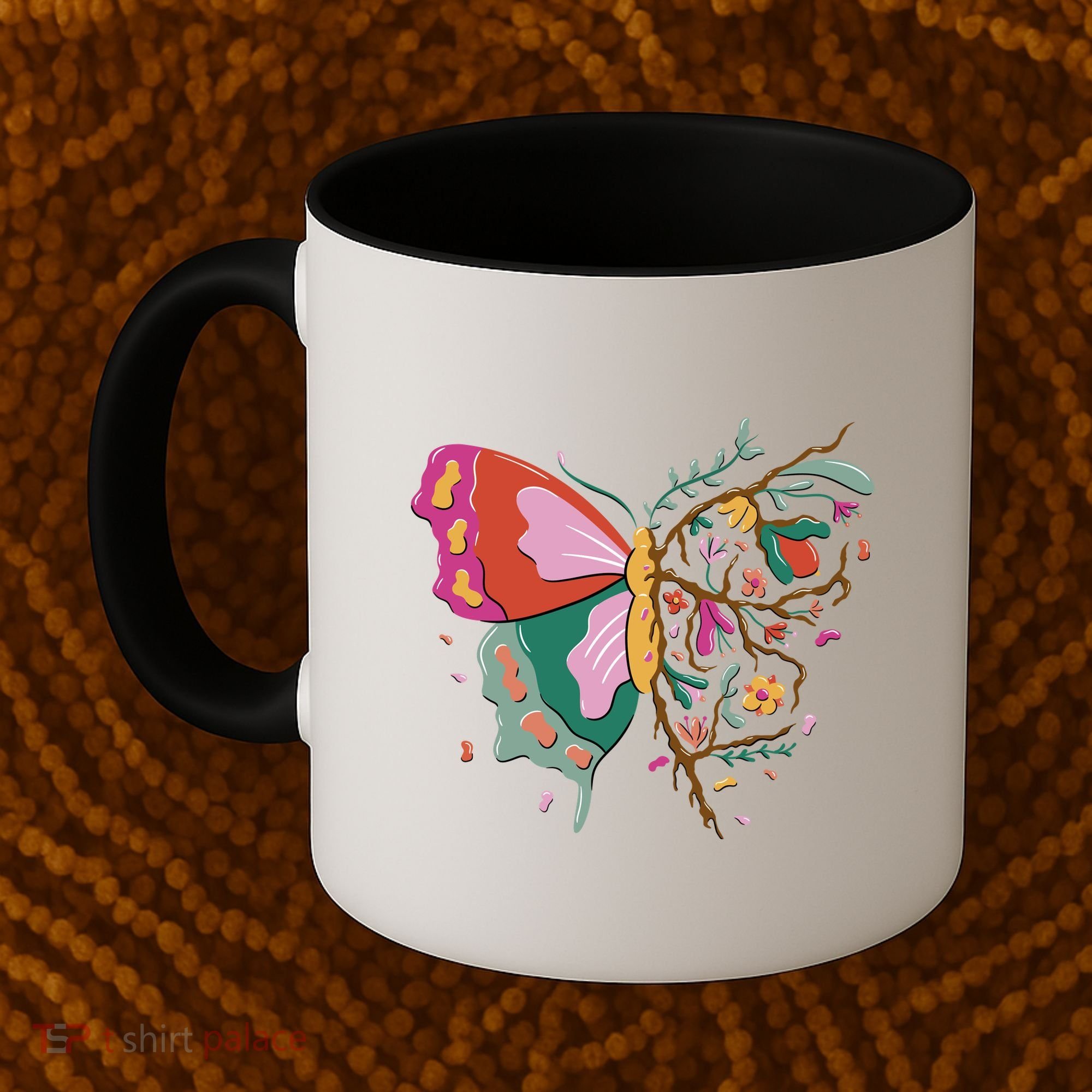 Butterfly Tree Branch Coffee Mug
