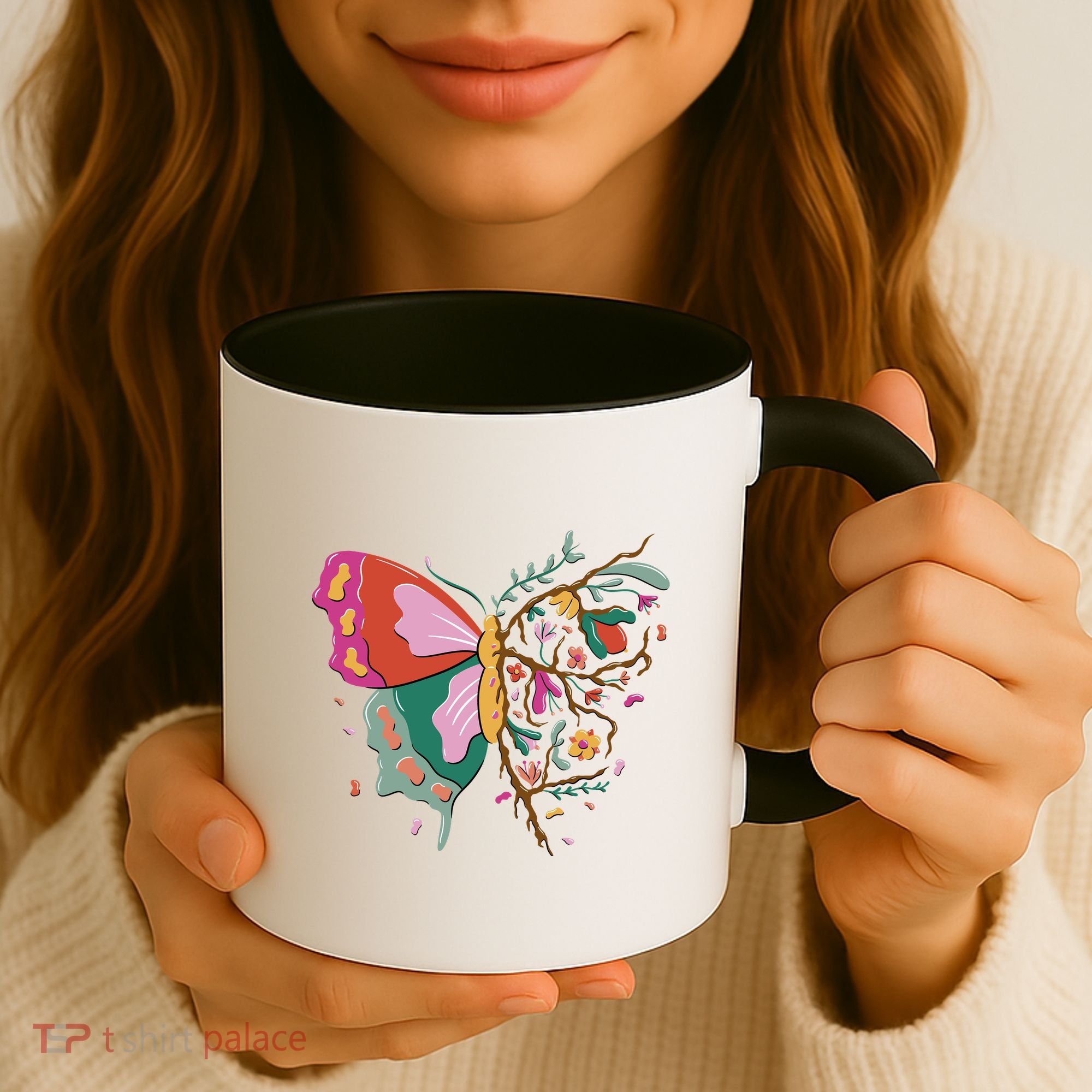 Butterfly Tree Branch Coffee Mug
