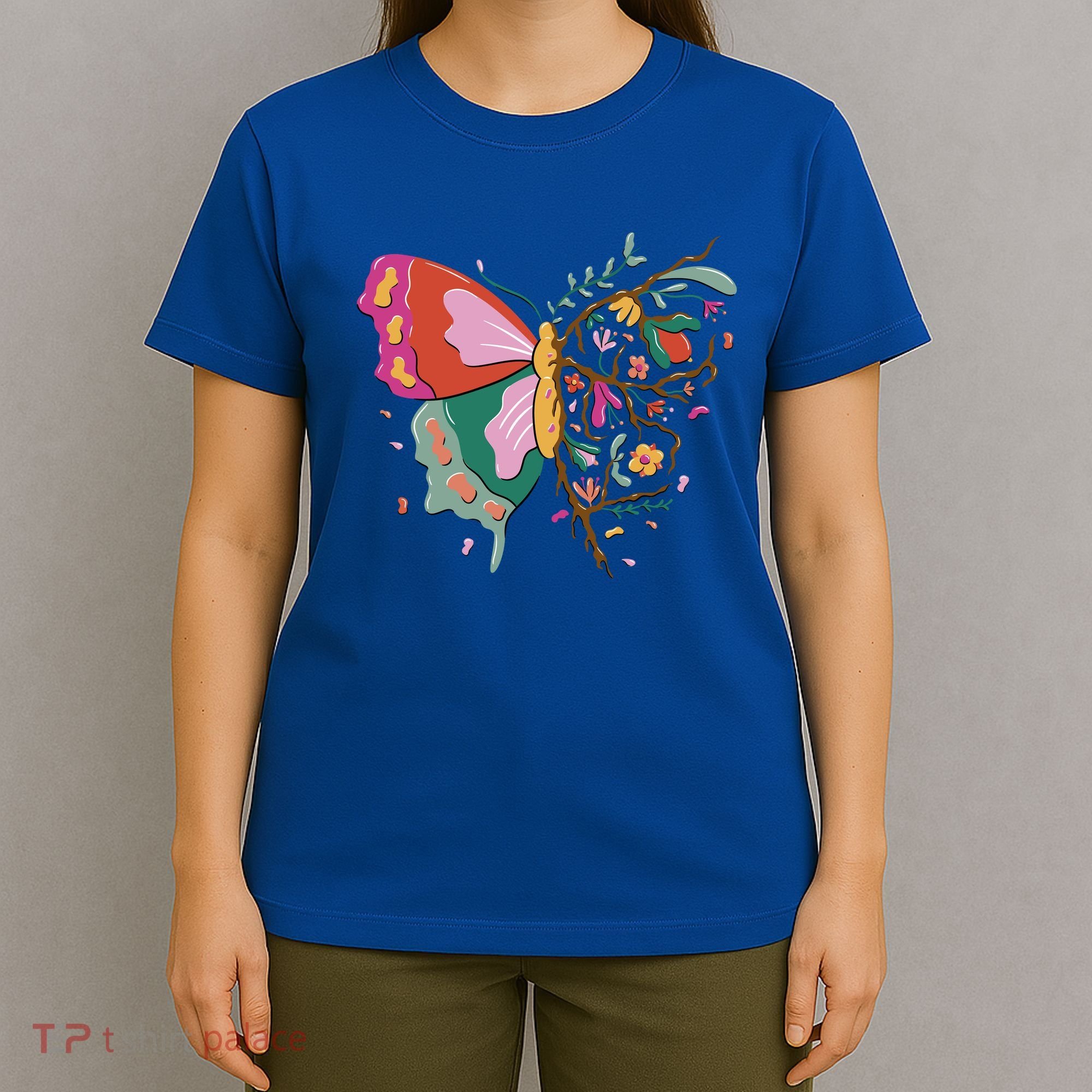 Butterfly Tree Branch T-Shirt