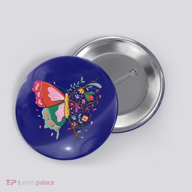 Butterfly Tree Branch Button