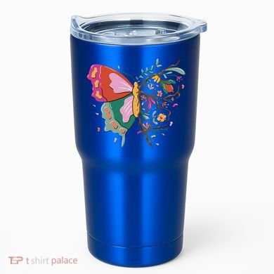 Butterfly Tree Branch Tumbler