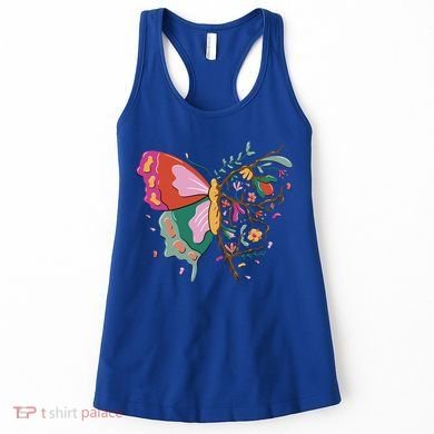 Butterfly Tree Branch Women's Tank Top