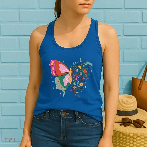 Butterfly Tree Branch Women's Tank Top