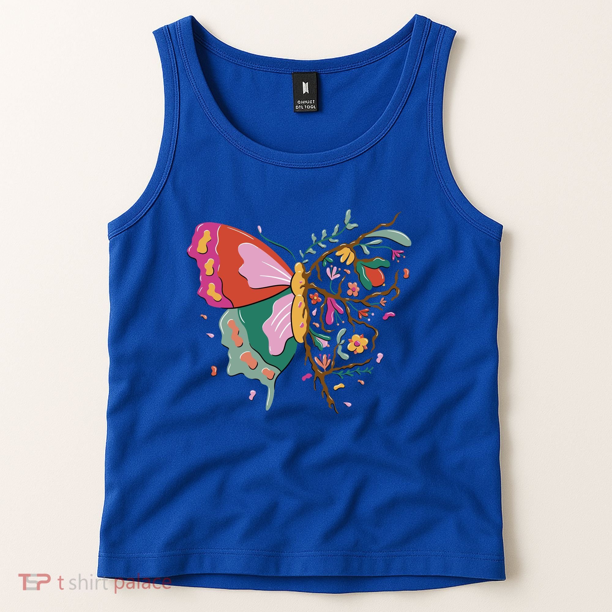 Butterfly Tree Branch Tank Top