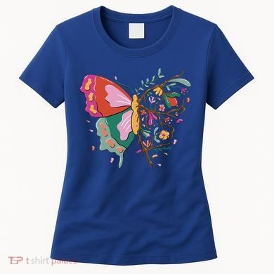 Butterfly Tree Branch Women's T-Shirt