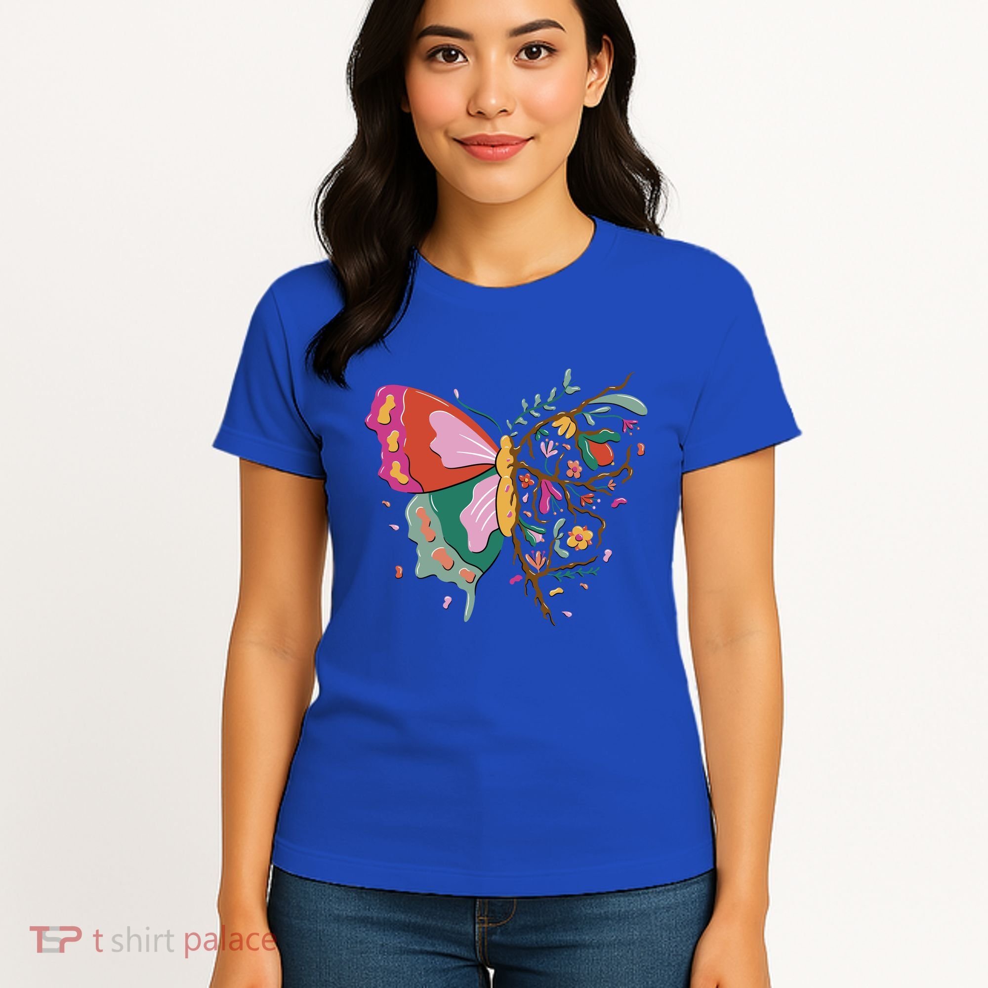 Butterfly Tree Branch Women's T-Shirt