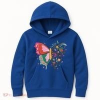 Butterfly Tree Branch Kids Hoodie thumb 0