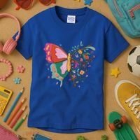 Butterfly Tree Branch Kids T-Shirt thumb 3