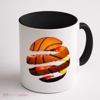 Basketball Tear Coffee Mug thumb 1