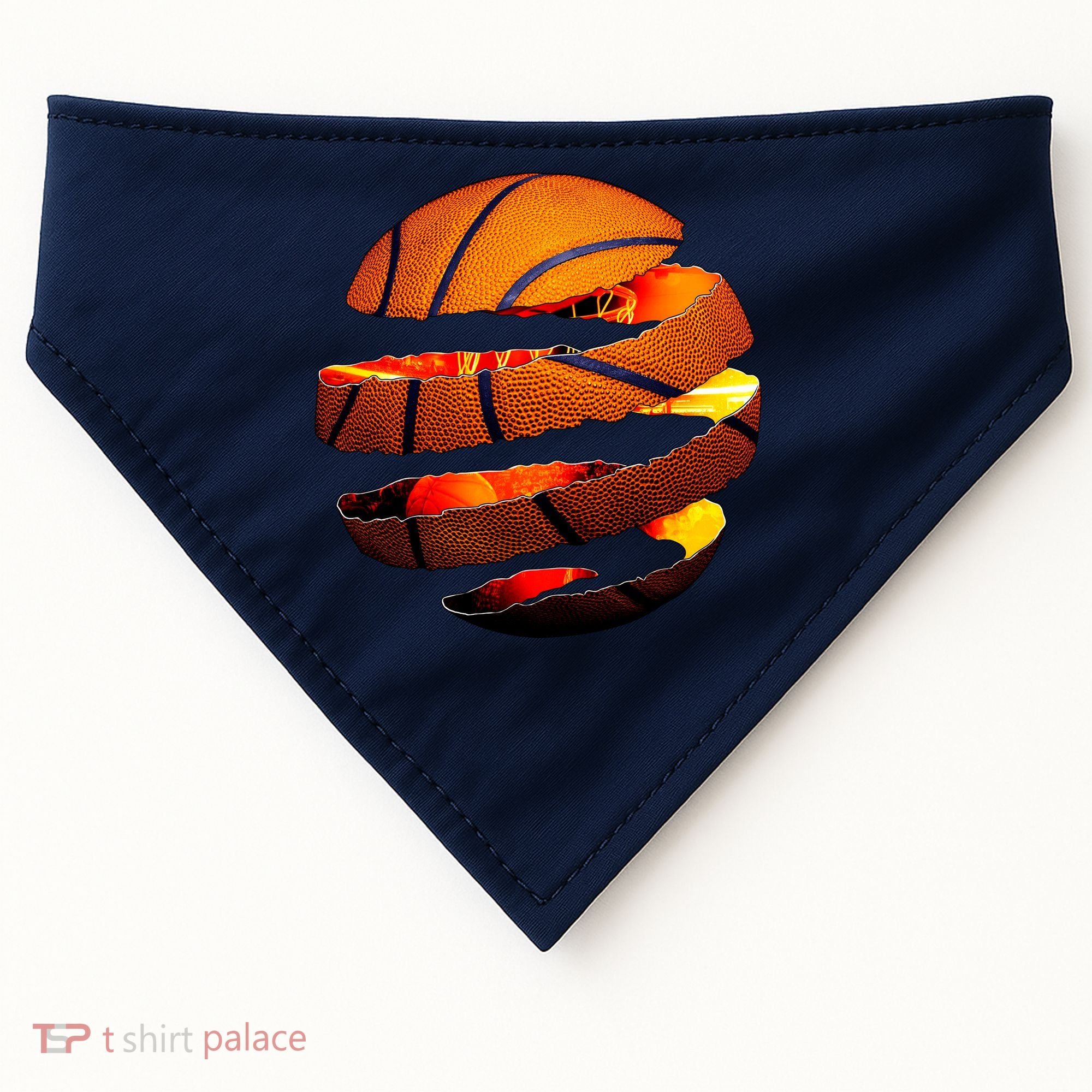 Basketball Tear USA-Made Doggie Bandana
