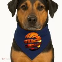 Basketball Tear USA-Made Doggie Bandana thumb 1