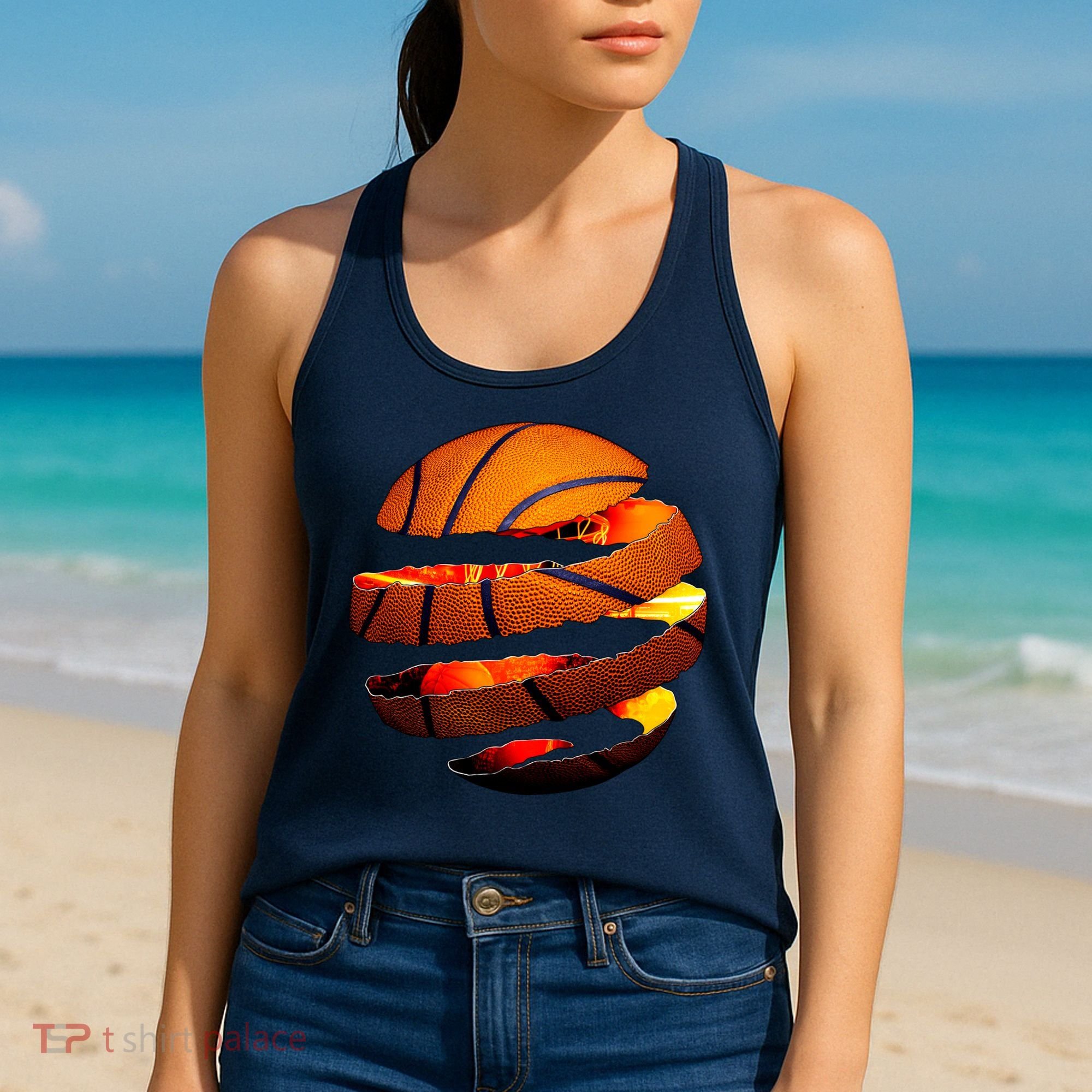 Basketball Tear Women's Tank Top