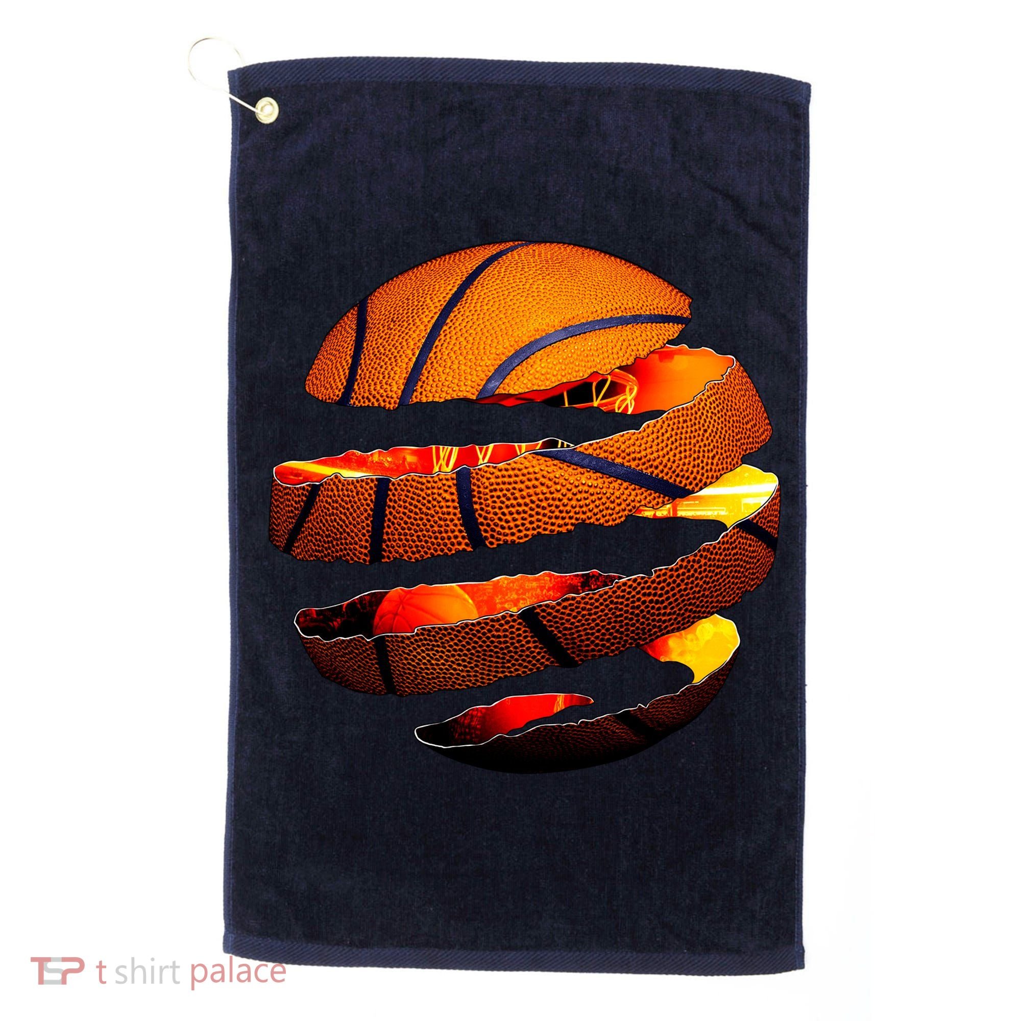 Basketball Tear Golf Towel
