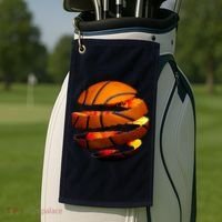 Basketball Tear Golf Towel thumb 2