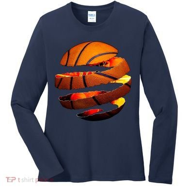 Basketball Tear Women's Long Sleeve Shirt