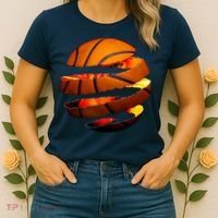 Basketball Tear Women's T-Shirt thumb 2