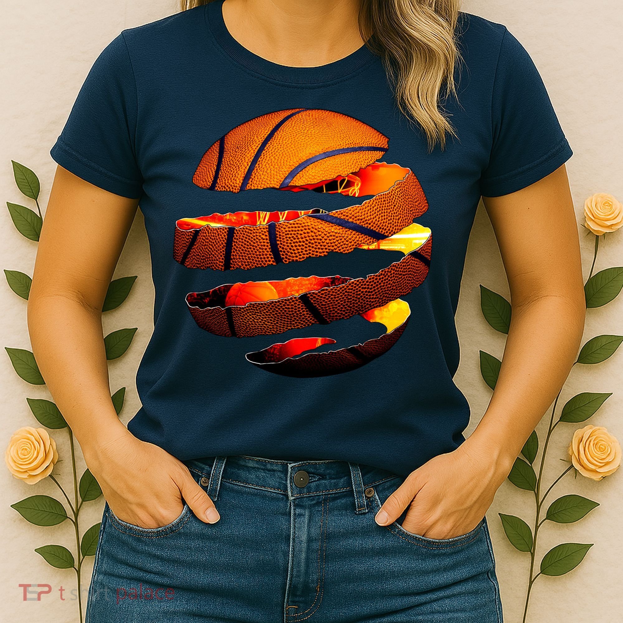 Basketball Tear Women's T-Shirt