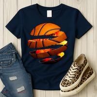 Basketball Tear Women's T-Shirt thumb 3