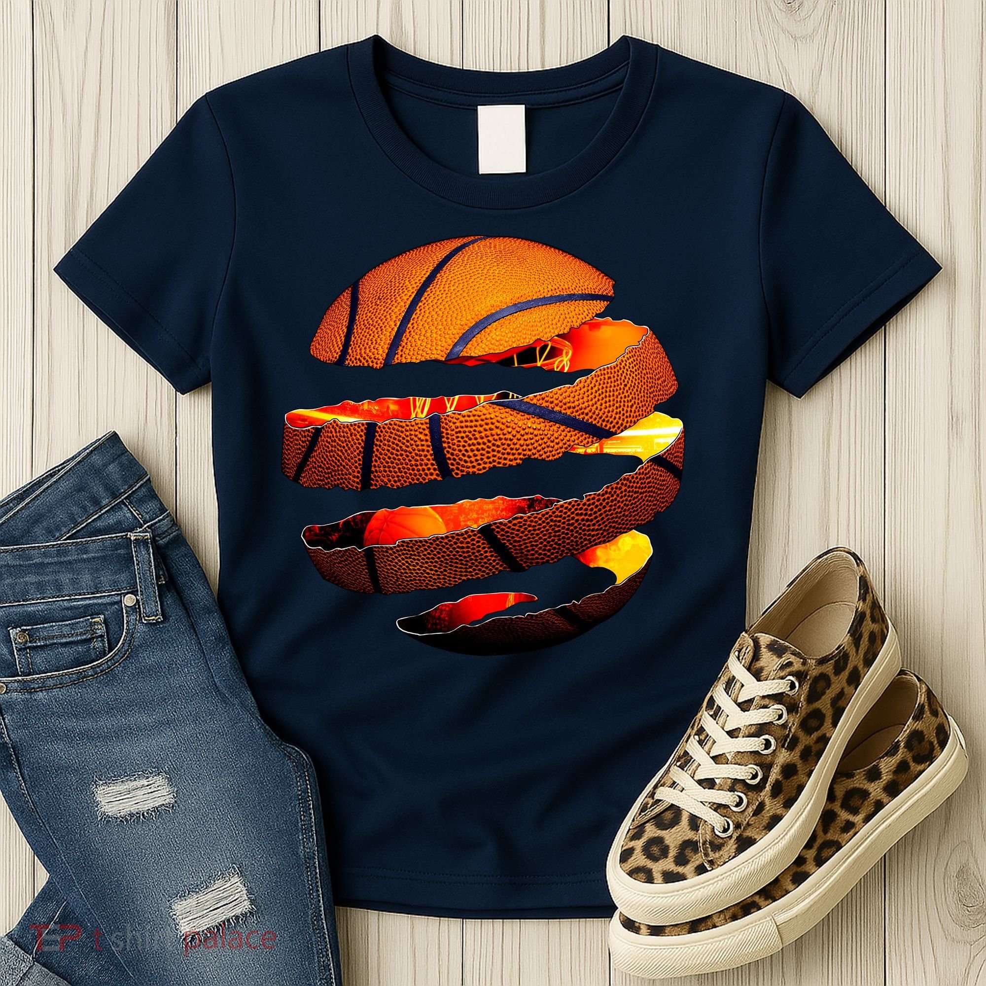 Basketball Tear Women's T-Shirt