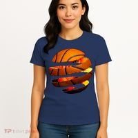 Basketball Tear Women's T-Shirt thumb 4