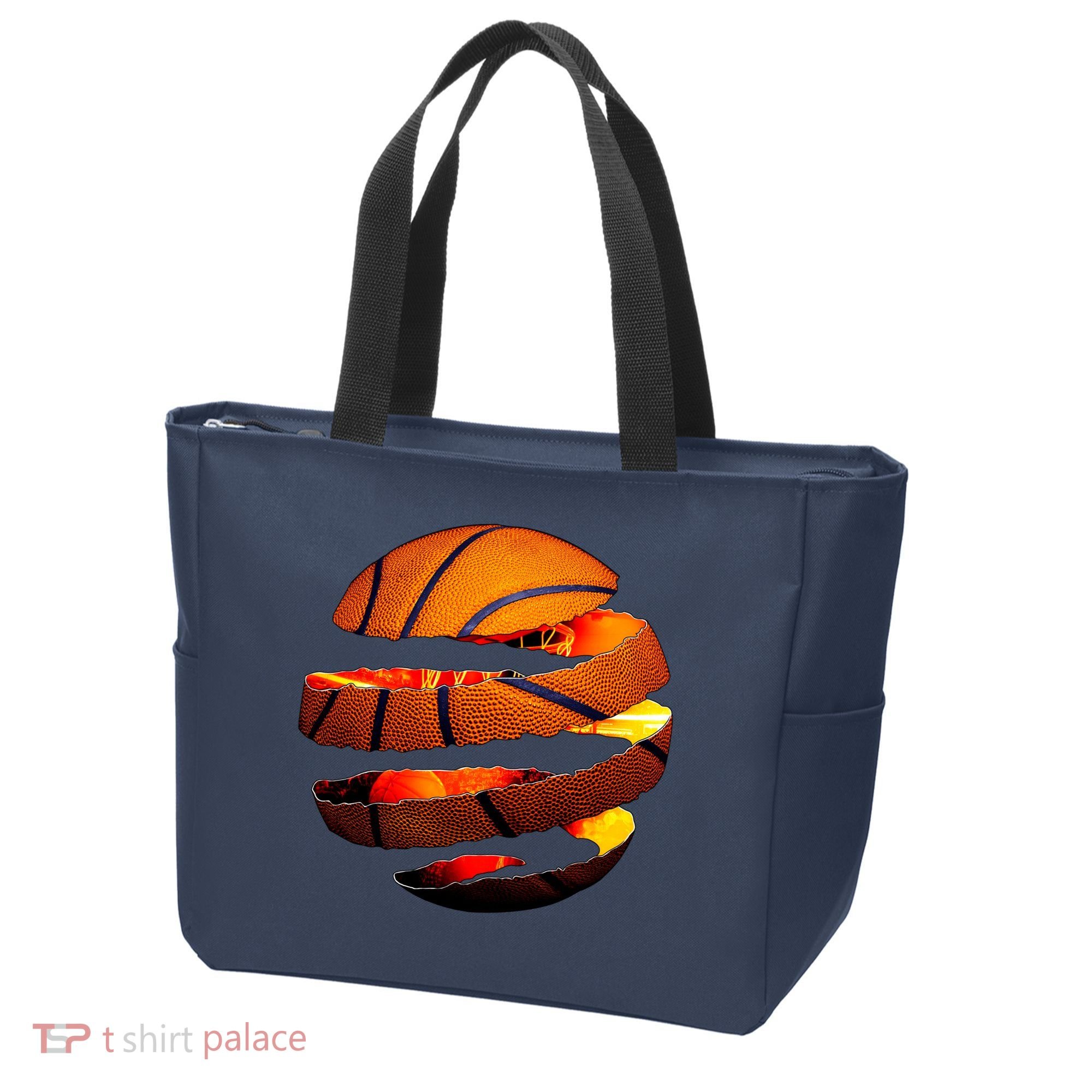 Basketball Tear Tote Bag