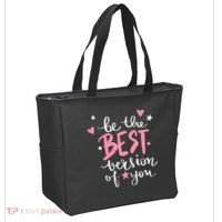 Be The Best Version Of You Cute Gift Tote Bag thumb 2