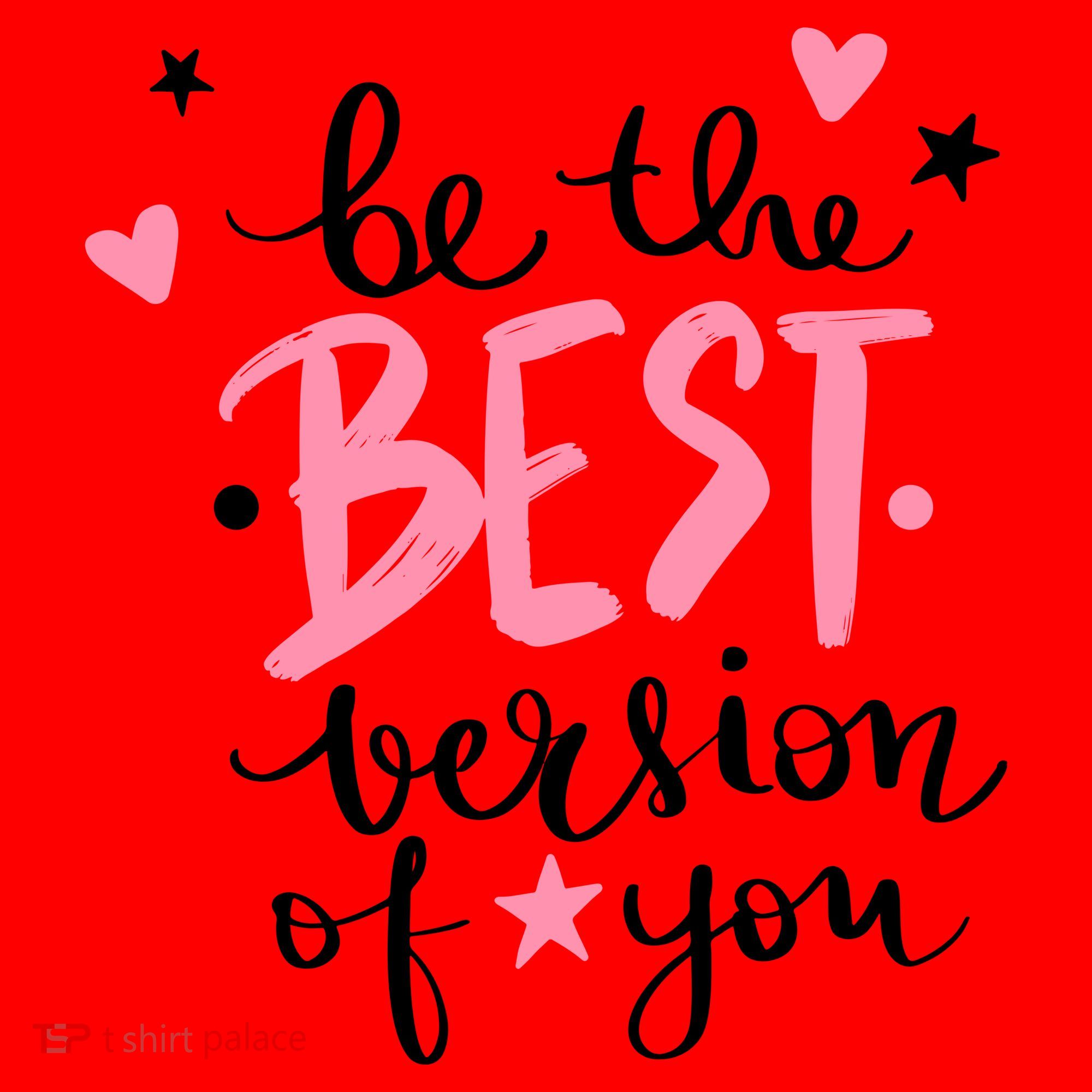 Be The Best Version Of You Cute Gift Santa Hat