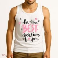 Be The Best Version Of You Cute Gift Tank Top thumb 3