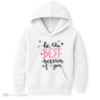 Be The Best Version Of You Cute Gift Kids Hoodie thumb 0